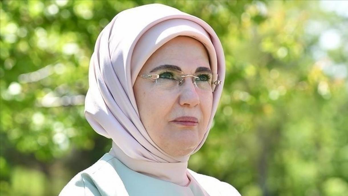 امینه اردوغان عید نوروز را تبریک گفت