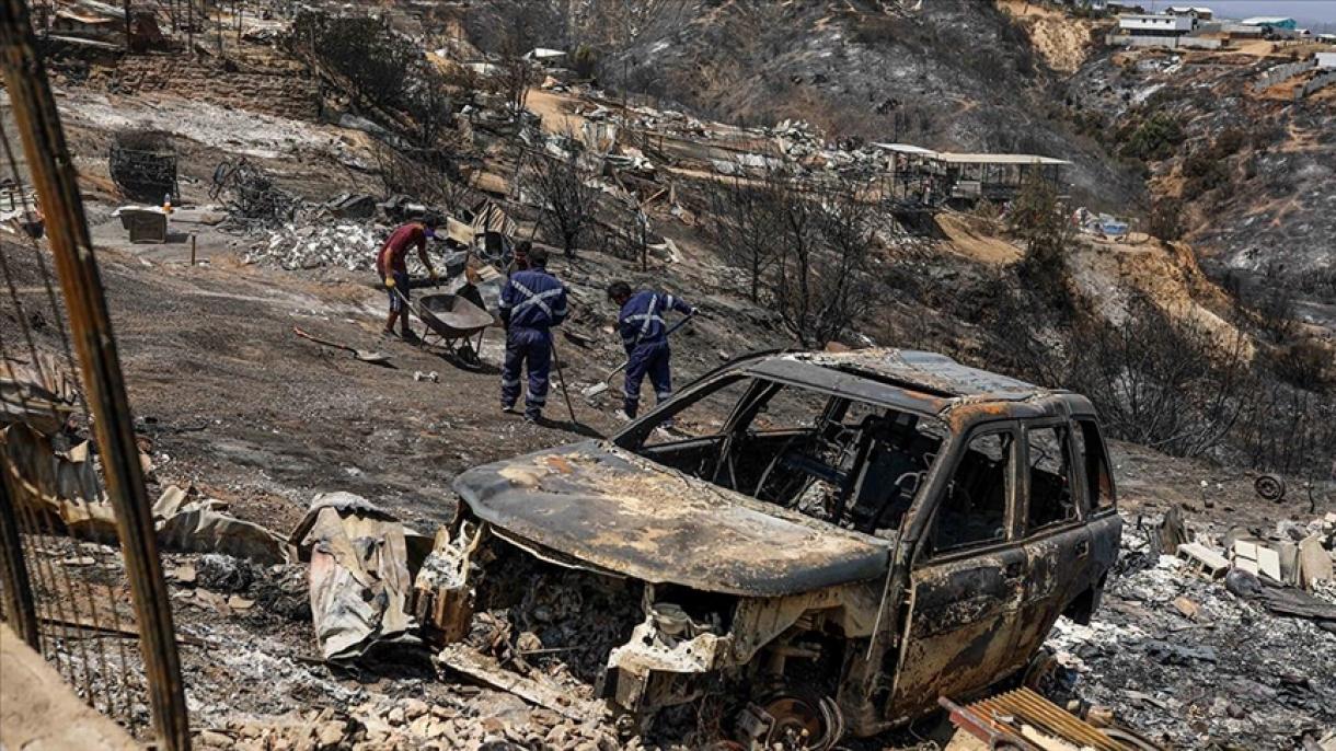 Aumenta para 112 o número de mortos nos incêndios no Chile