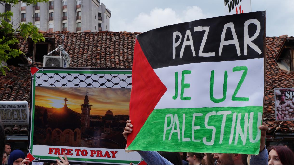 U Novom Pazaru održan skup podrške narodu Palestine