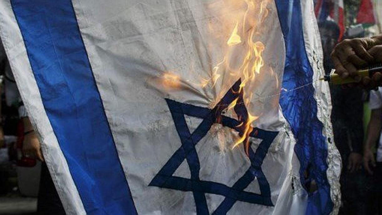 საბერძნეთში ისრაელის დროშა დაწვეს