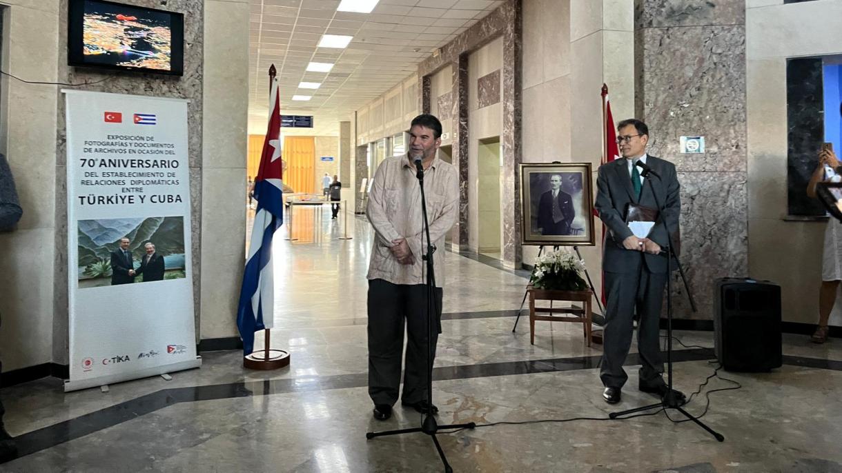 Inauguran en La Habana “Exposición 70° Aniversario de Relaciones Diplomáticas Türkiye-Cuba”