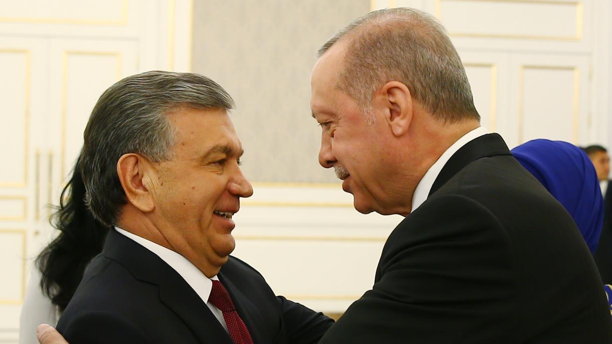 Türkiye İlbaşı Ärdoğannıñ Üzbäkstan säfäre