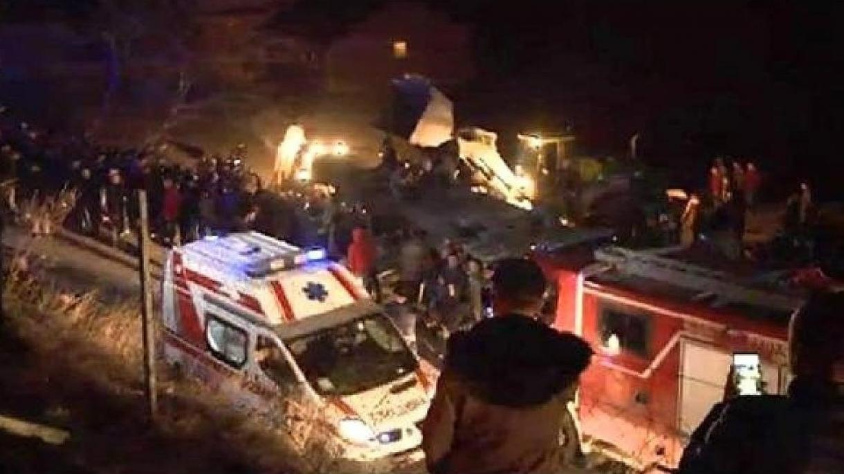 Avtobus qazasında 13 keşe hälaq bulğan