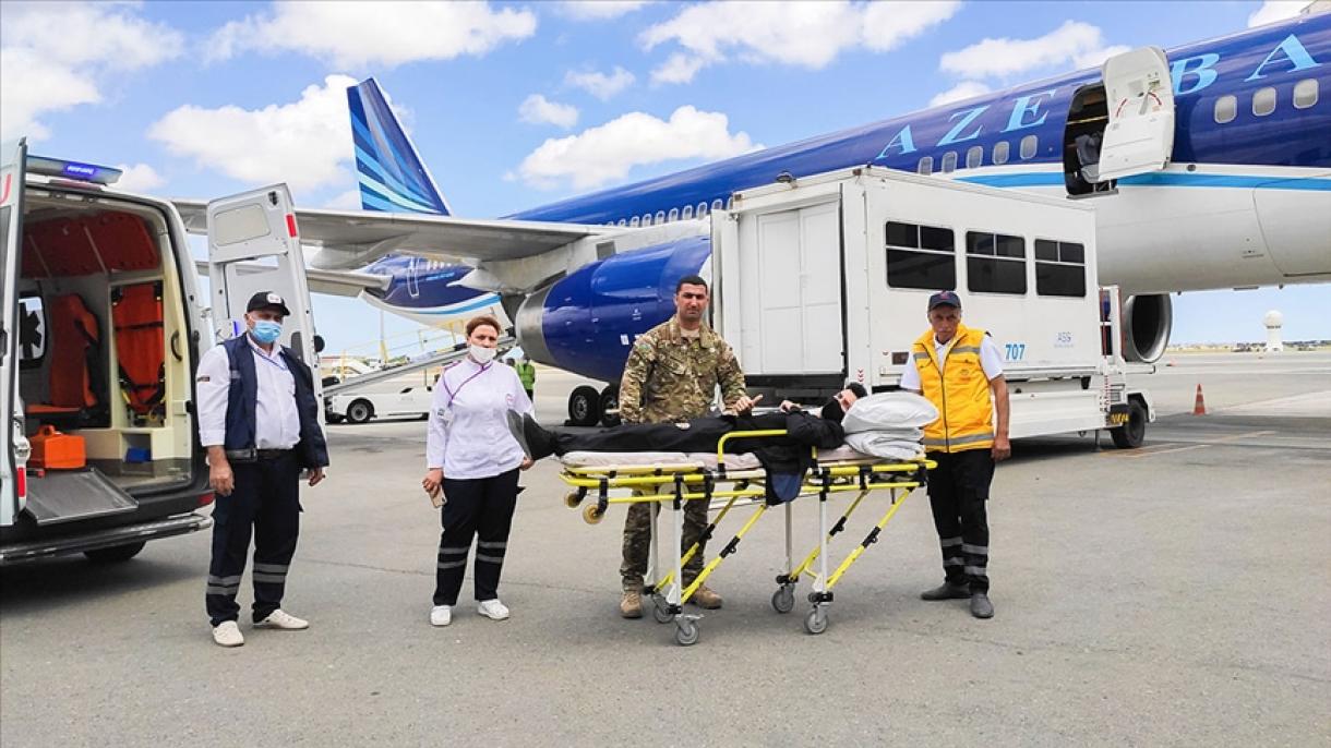Әзербайжан әскерлері емделу үшін Түркияға келді