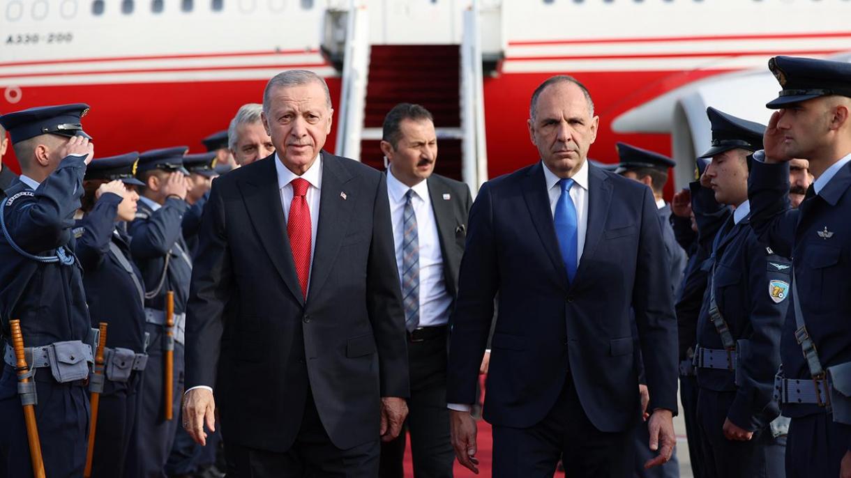 اردوغان از حضور در یونان پس از گدشت 6 سال ابراز خرسندی کرد