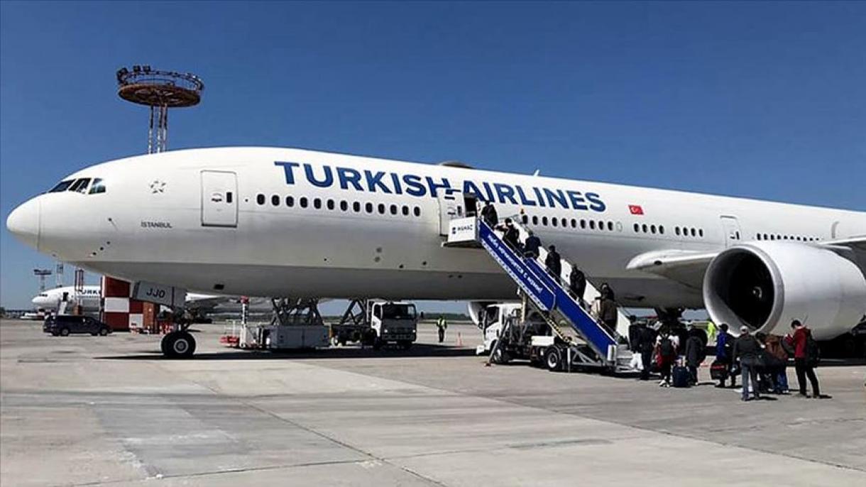 土航飞机接回旅居吉尔吉斯斯坦的土耳其公民