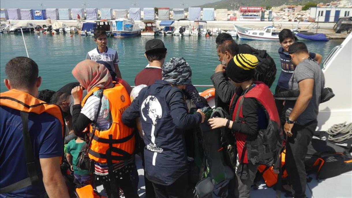 نجات 43 پناهجو در دریای اژه از سوی نیروهای ترکیه