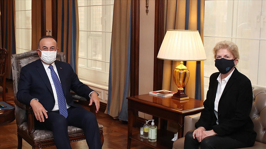 Мевлут Чавушоглу се состана со Џејн Хол Луте, советничката на генералниот секретар на ОН за Кипар
