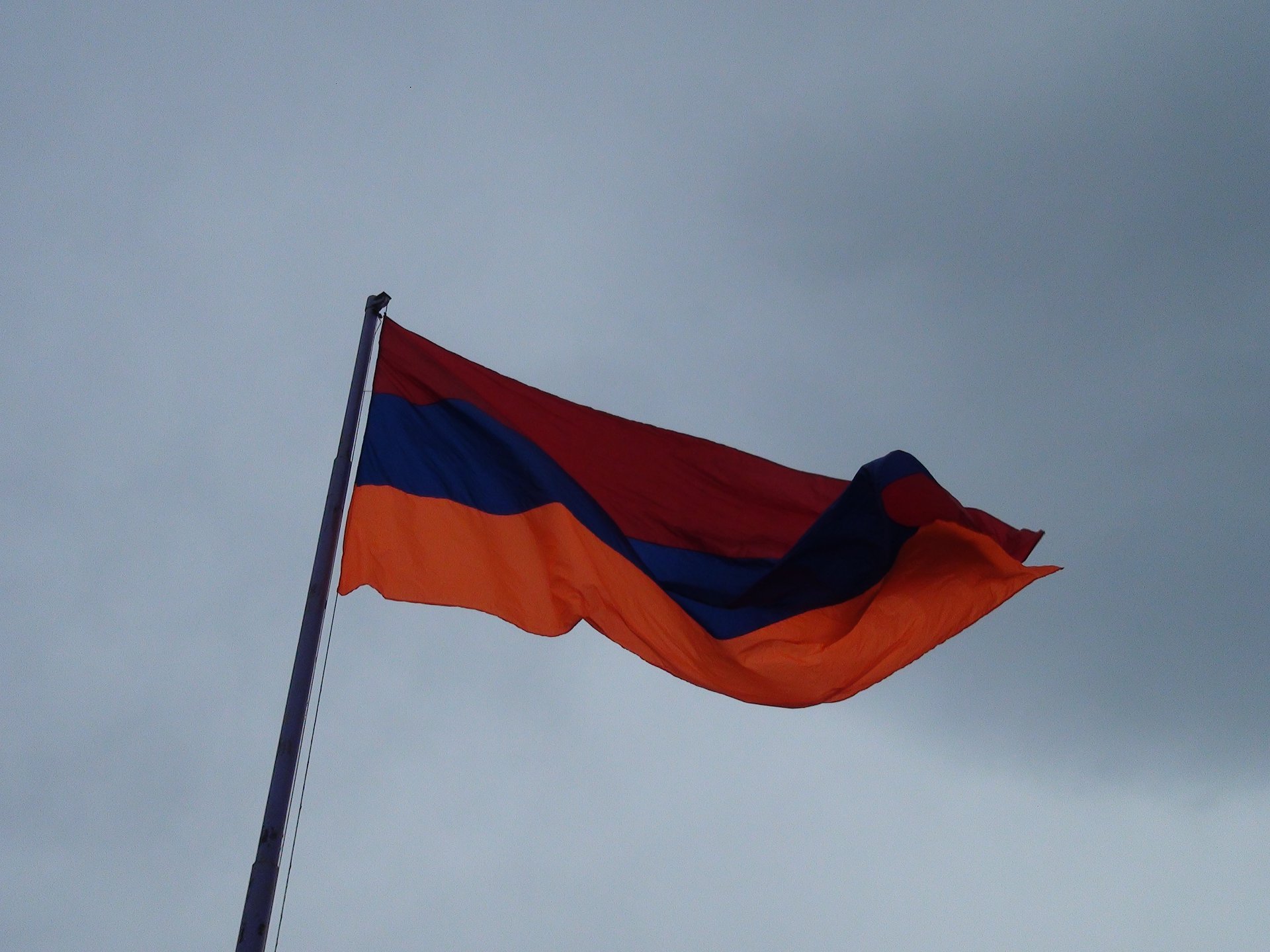 Фото с армянским флагом