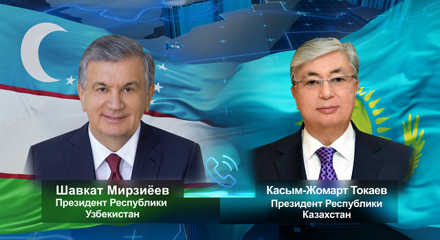 Shavkat Mirziyoyev Qozog‘iston prezidenti bilan muloqot qildi