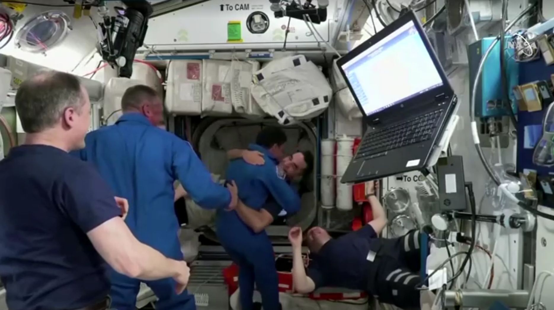 La astronauta Samantha Cristoforetti se hizo la primera mujer comandante de ISS