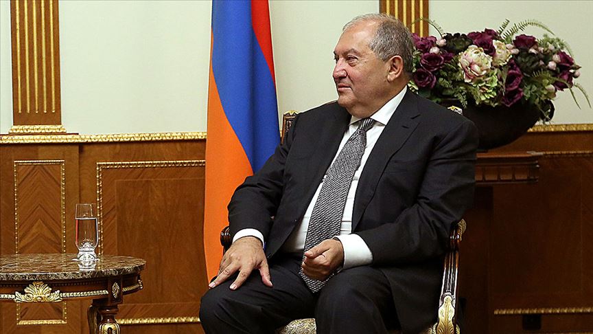 ارمنستان جمهور باشلیغی وظیفه سیدن استعفاء ایتگن لیگینی بیلدیردی
