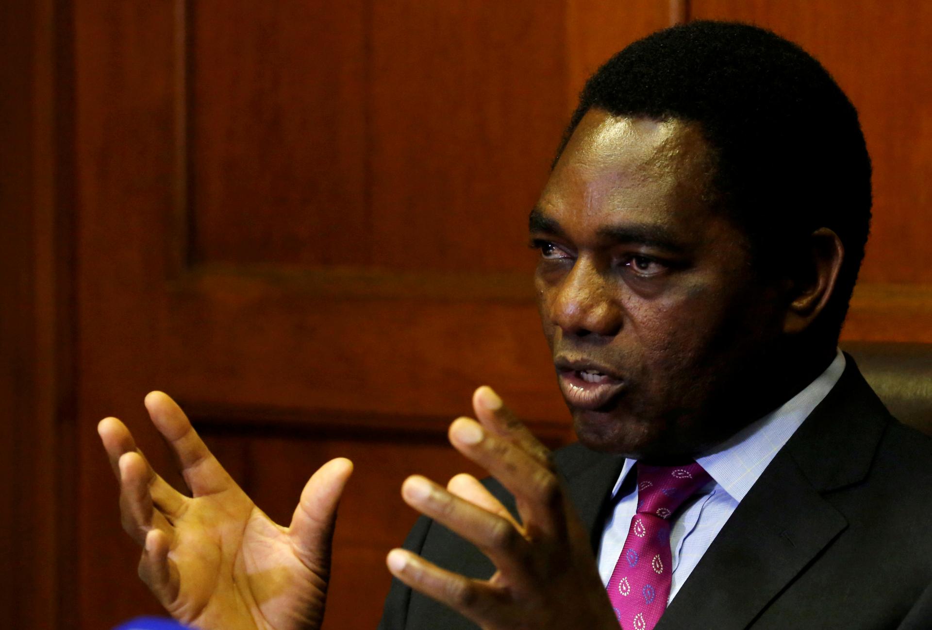 زیمبیا:حزب اختلاف کے رہنما کی حلف برداری،ملکی صدر بن گئے