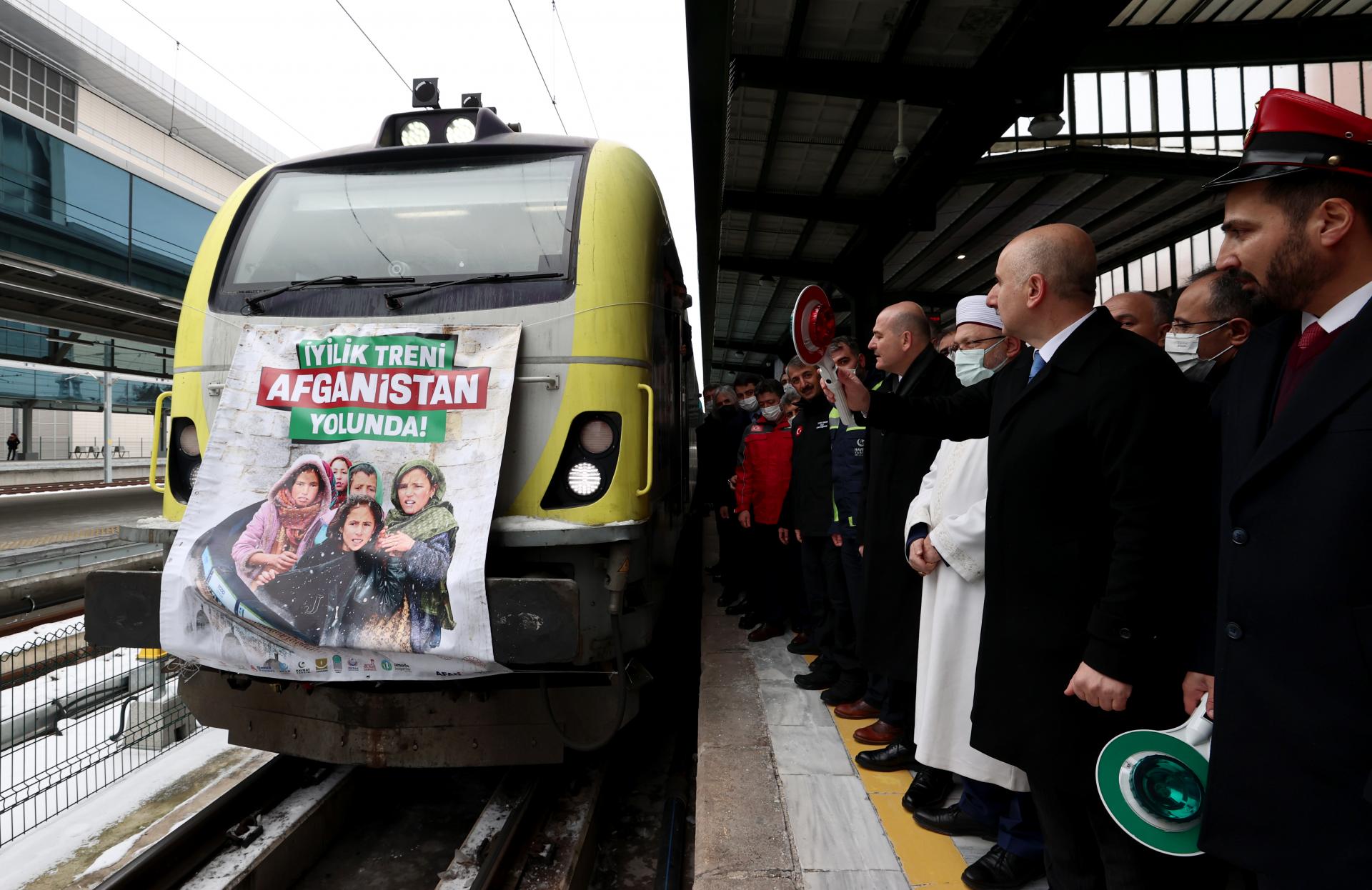 "Влакът на доброто" пое на път от Анкара за Афганистан