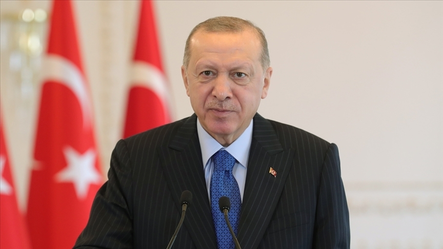 Prezident Erdogan 28-nji fewral agdarlyşygy bilen bagly wideo ýüzlenme berdi