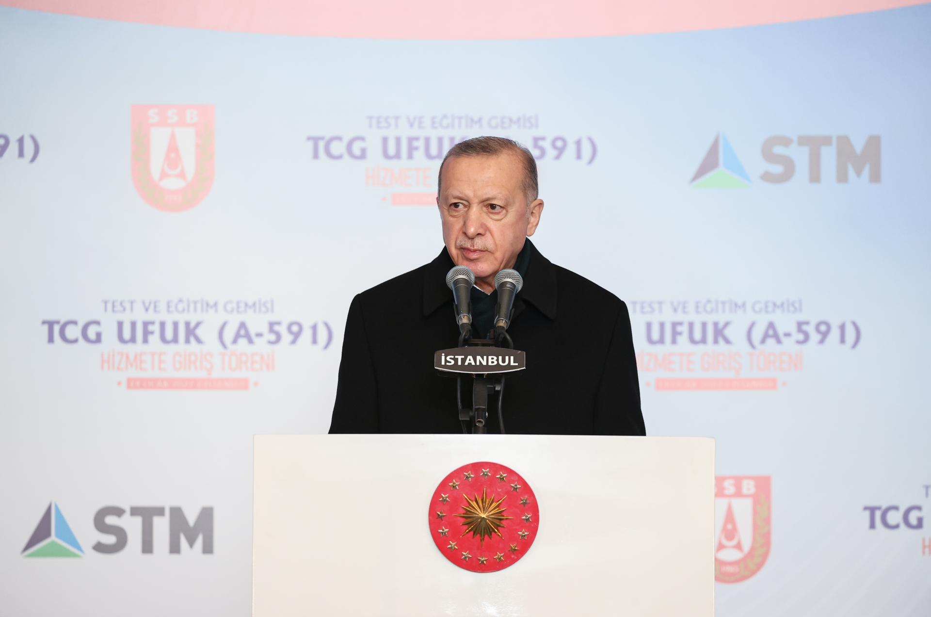 Erdogan: Uskoro počinjemo s izgradnjom domaćeg razarača protivzračne odbrane TF-2000