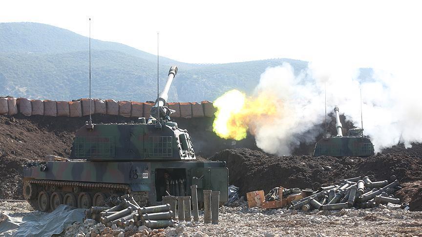حملات موشکی متقابل ترکیه علیه اهداف تروریستی