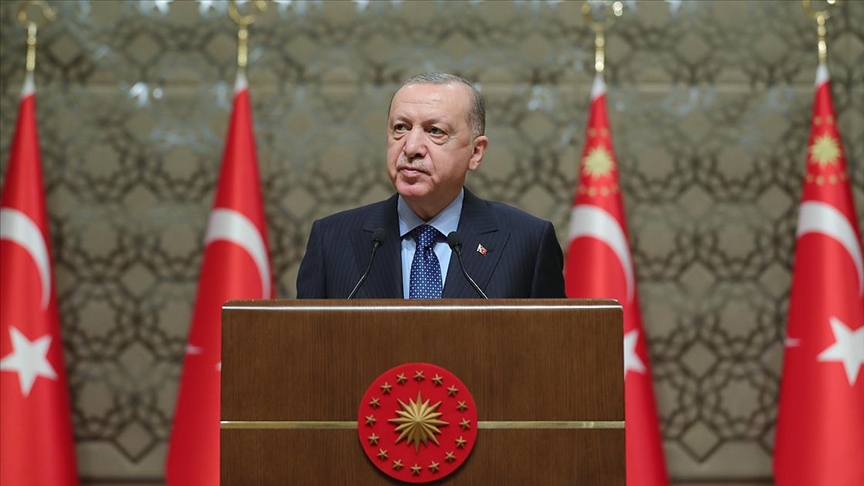 Erdogan Kowid-19 epidemiýasyna garşy üstünde işlenýän sanjymlar bilen bagly beýanat berdi