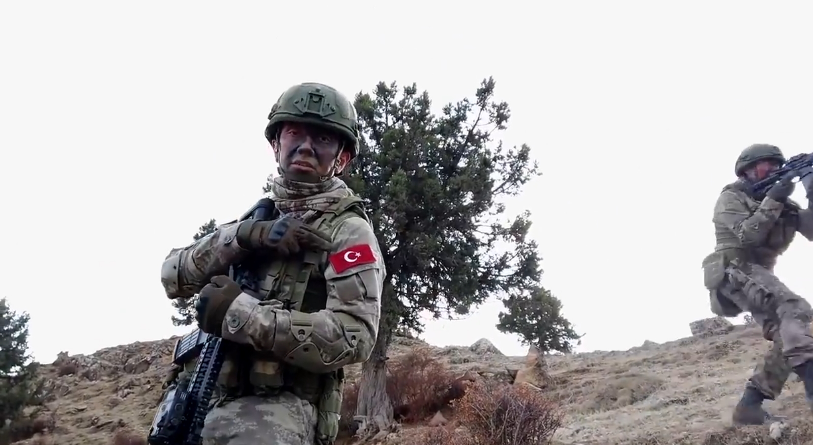 英勇的土耳其突击队在伊拉克展开行动