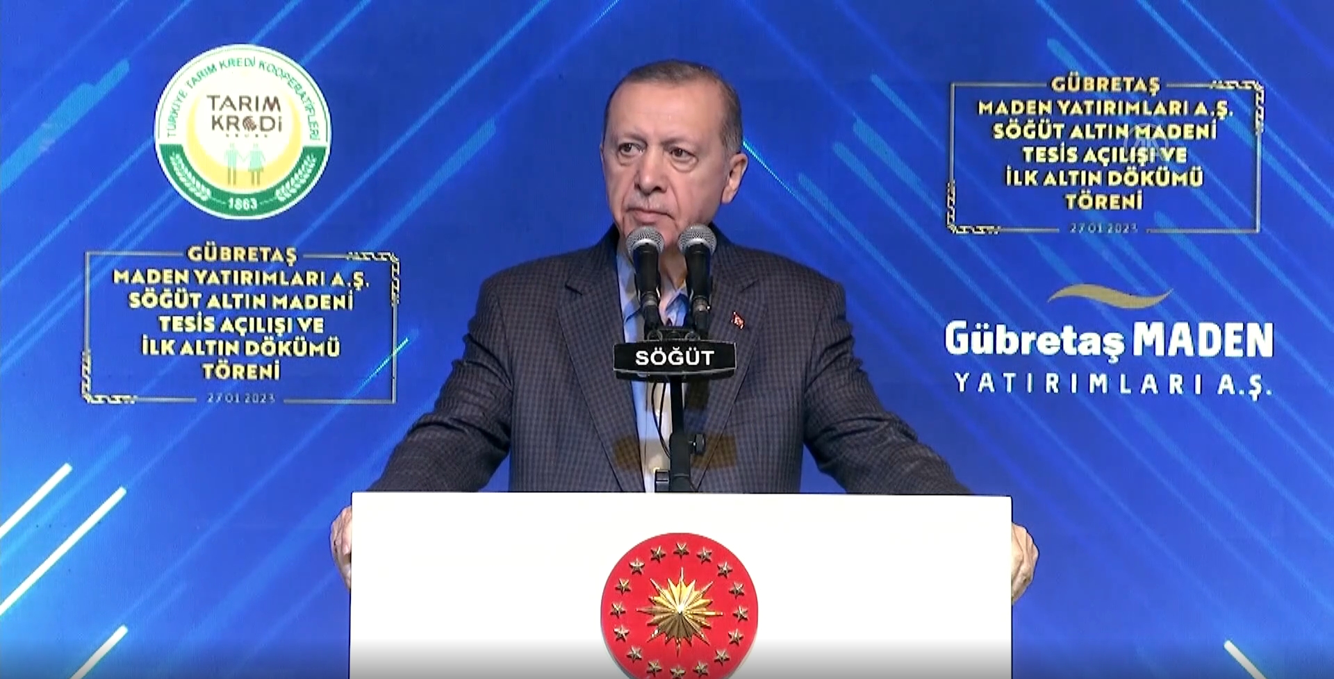 Erdogan: “Nos enfocamos en aumentar la producción doméstica de oro con nuevos descubrimientos”