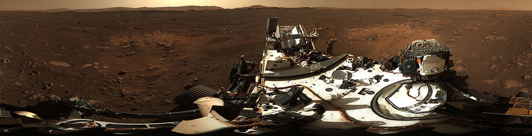 美国NASA分享火星全景图