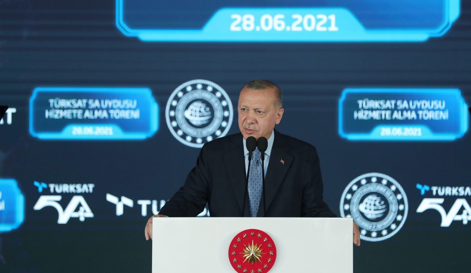 Претседателот Ердоган го стави во функција новиот комуникциски сателит „Турксат 5Б“