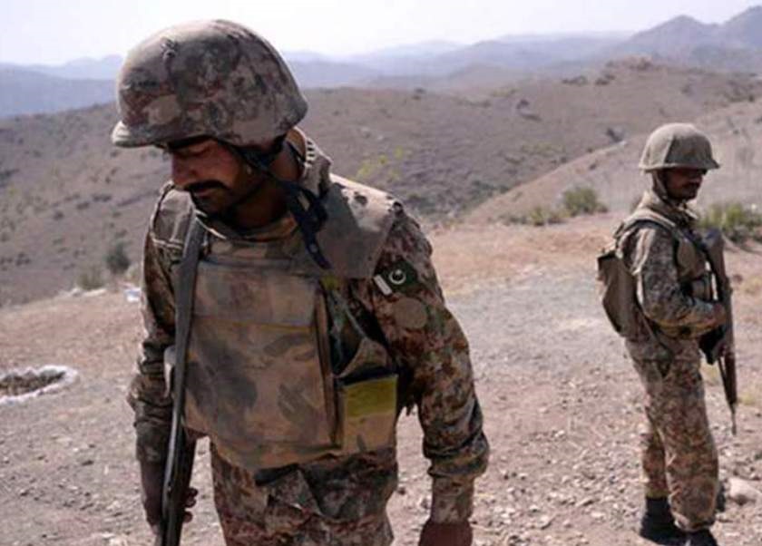 پاکستان، دہشت گردوں کی بچھائی گئی بارودی سرنگ سے سپاہی شہید