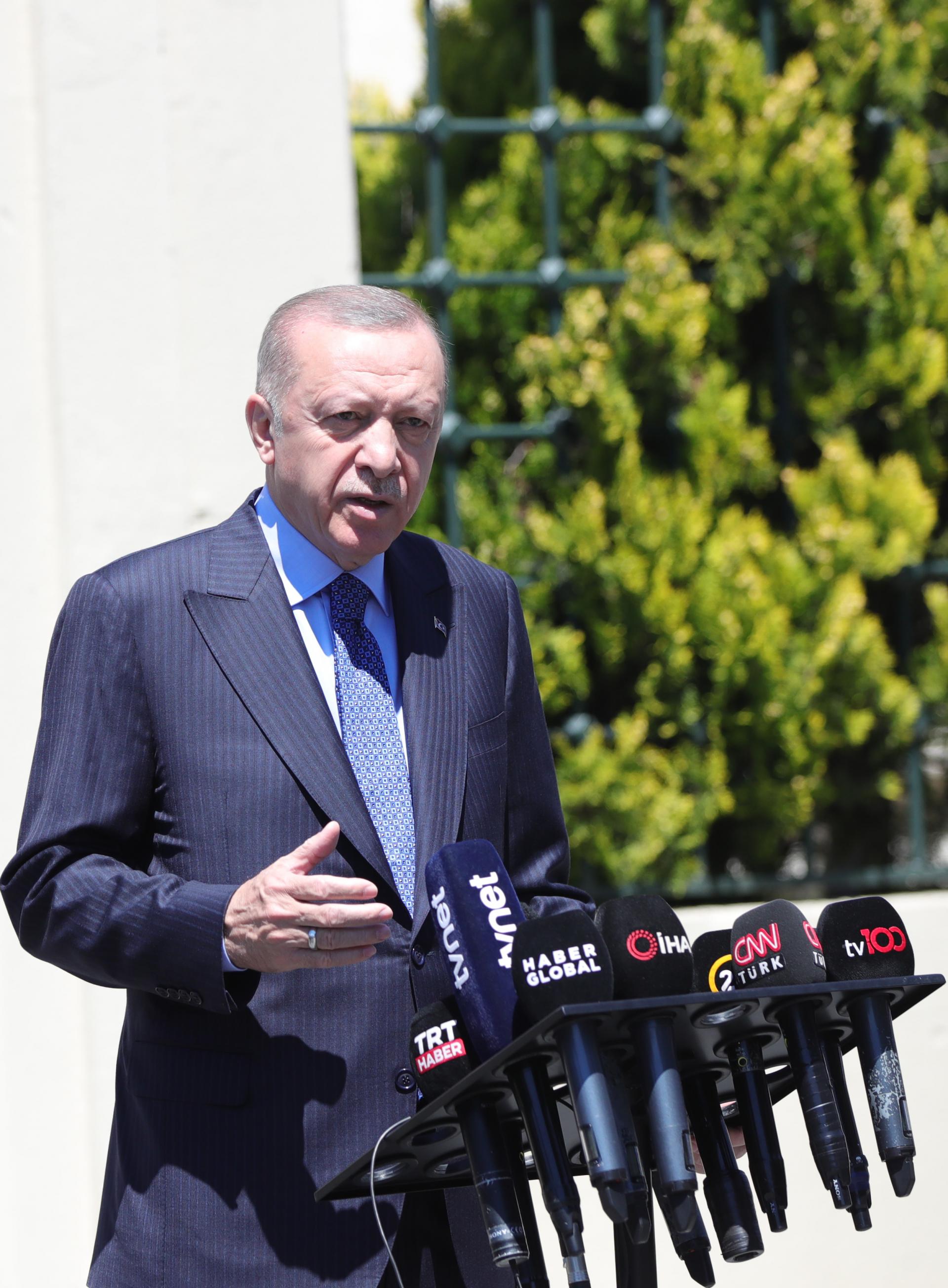 Эрдоган ЙПГ тууралуу АКШ жана Европа Биримдигине каршылык көрсөттү