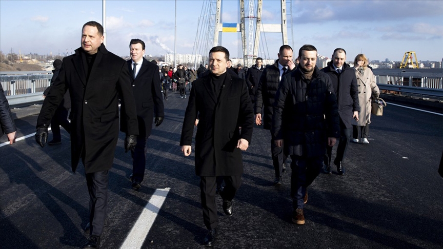 乌克兰总统为土耳其公司修建的大桥揭幕