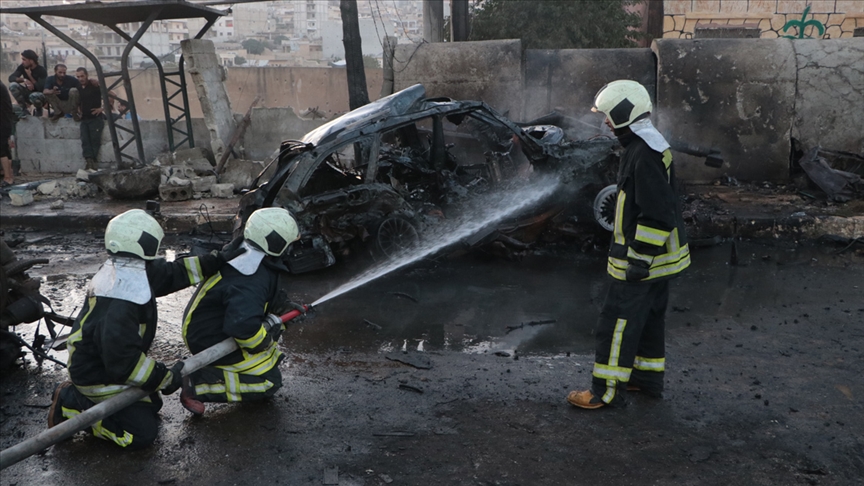 در جریان یک انفجار تروریستی در عفرین 5 غیرنظامی کشته شدند