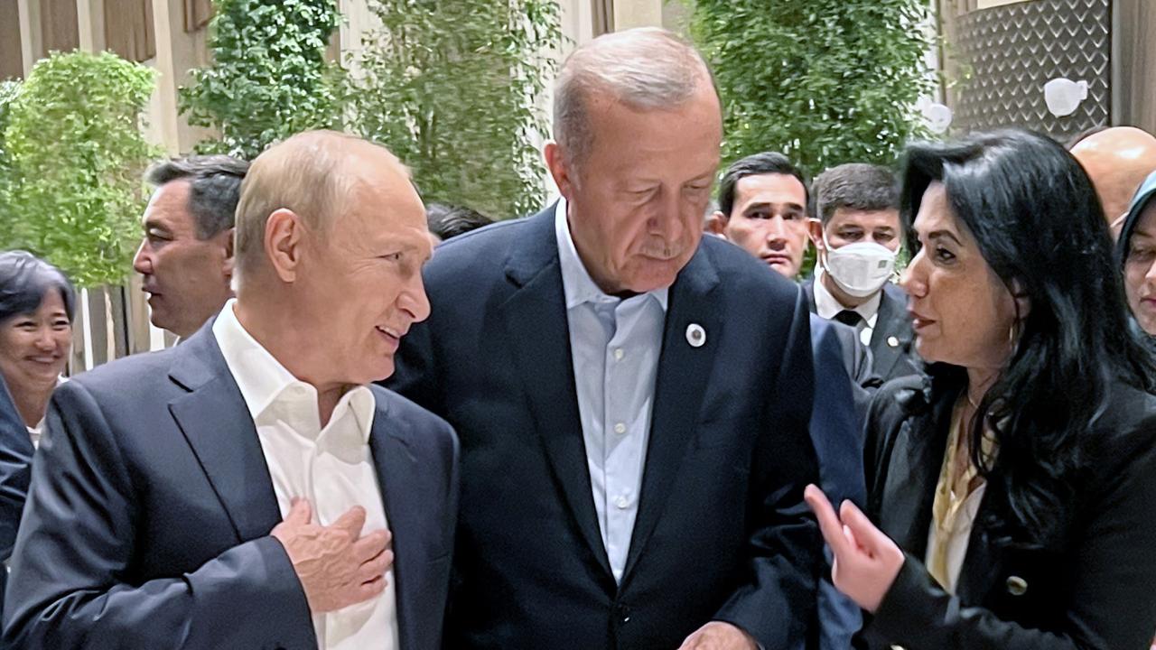 سمرقند: أردوُغان پوتین بیلن دوشوشدی