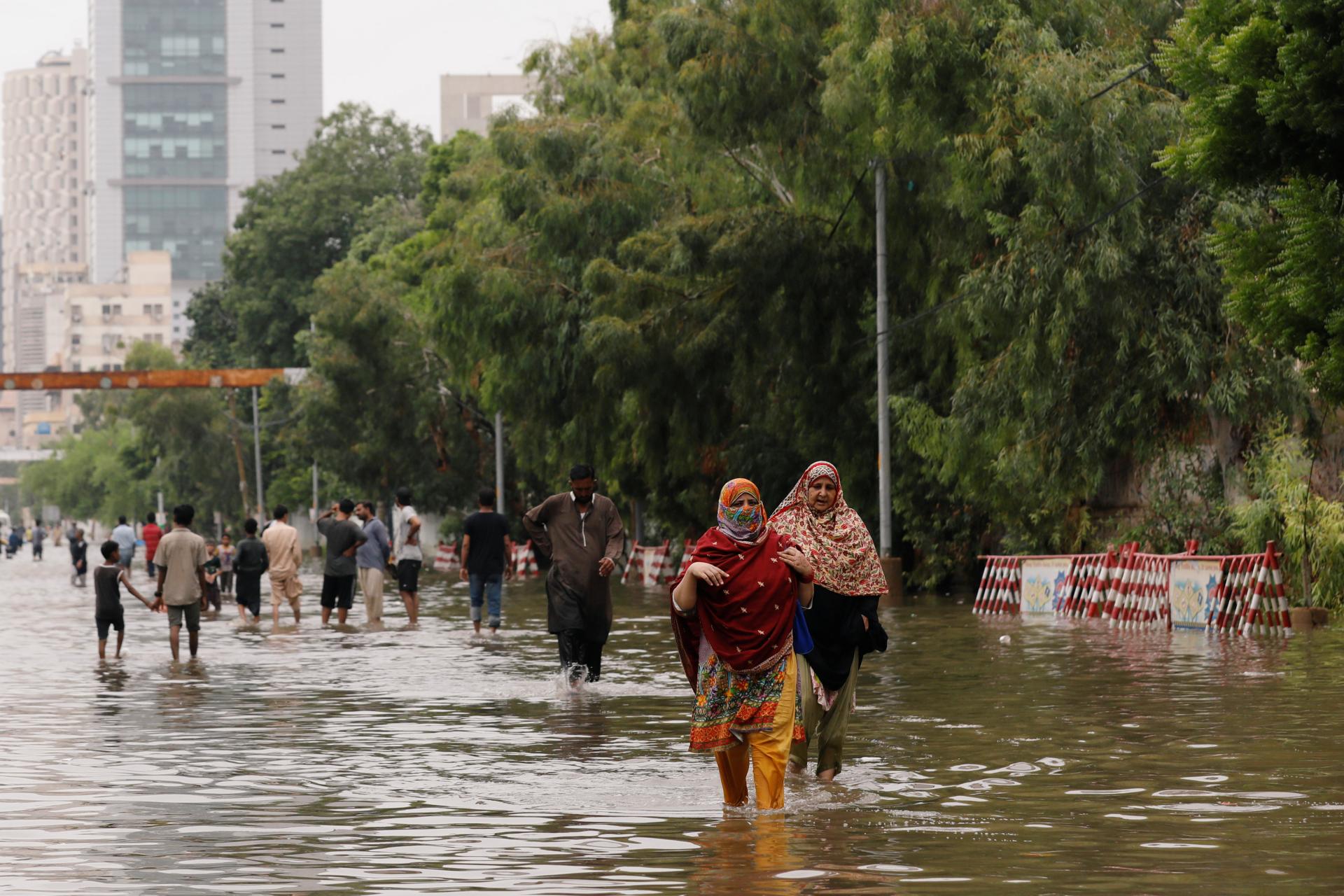 巴基斯坦暴雨导致4人死亡