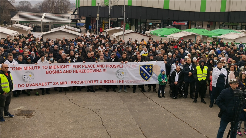 Zenica: Održan skup podrške domovini Bosni i Hercegovini