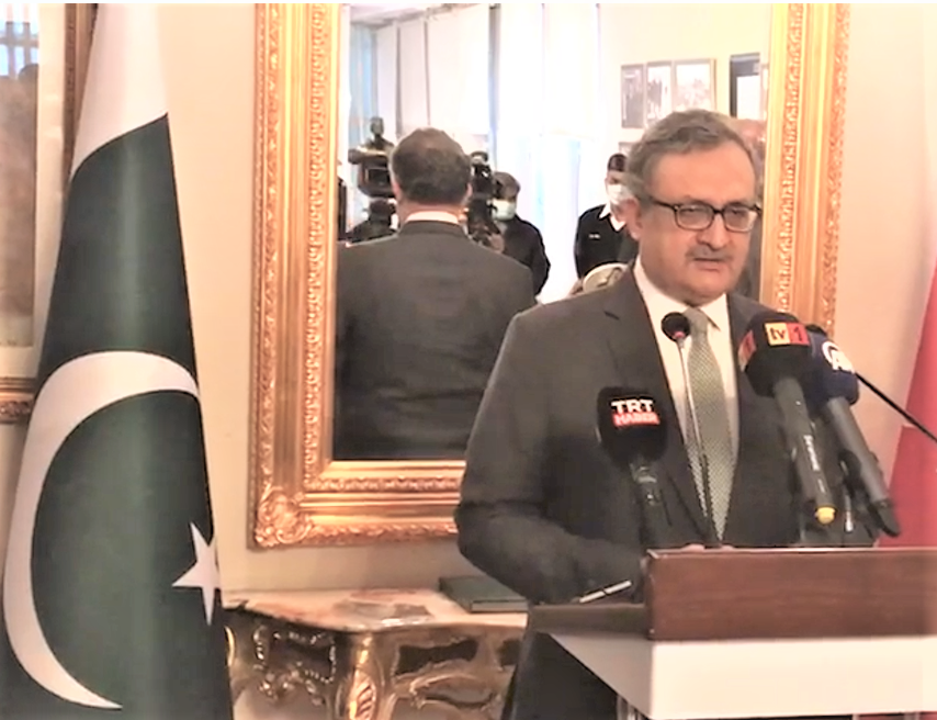 ترکی کی دوستی پر ہمیں فخر ہے، یومِ پاکستان کی تقریب میں سفیر پاکستان کا خطاب