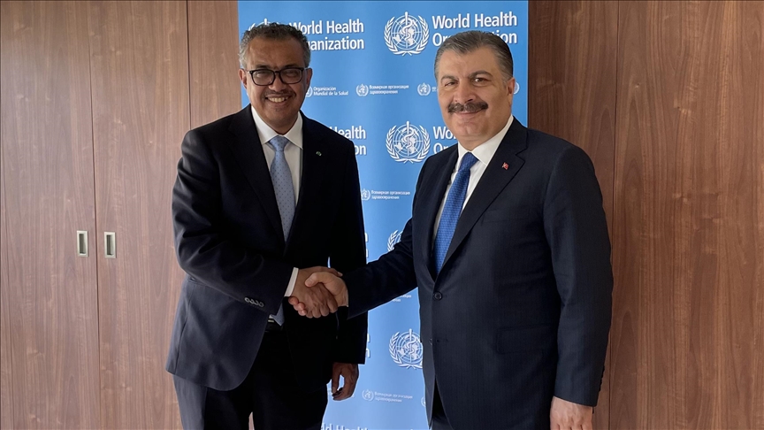 وزیر صحت فخر الدین قوجہ  کی عالمی ادارہ صحت  کے ڈائریکٹر جنرل گھبریئس سے ملاقات