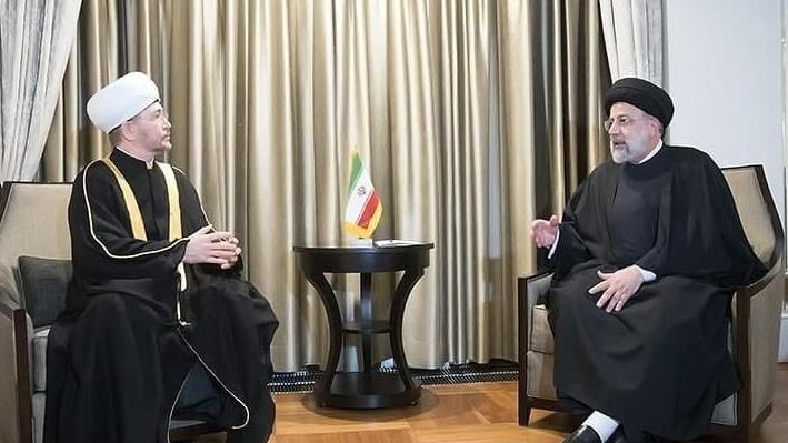 دیدار رئیس جمهور ایران با رئیس شورای مسلمانان روسیه