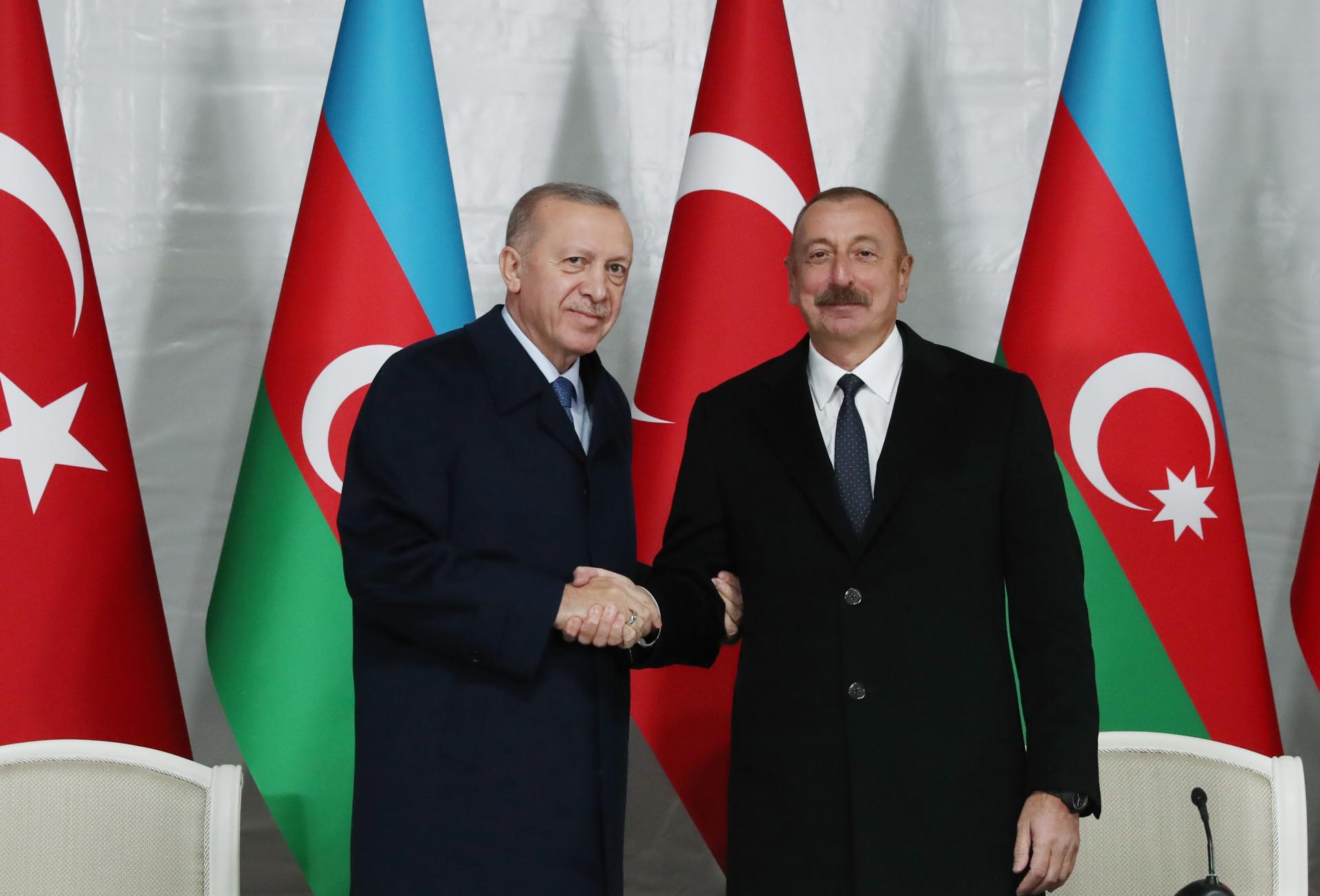 总统埃尔多安庆祝阿塞拜疆总统阿利耶夫60岁生日