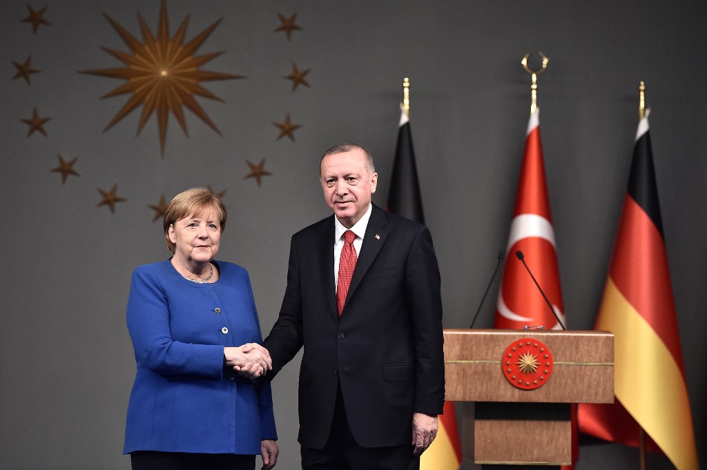 Эрдоган менен Меркель видео конференция өткөрдү