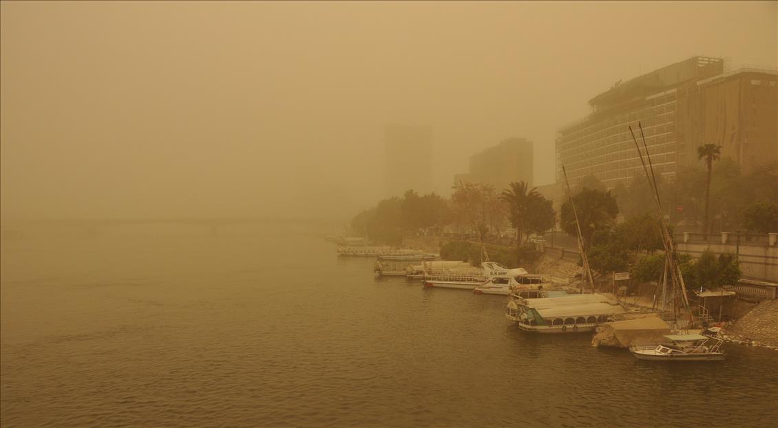埃及发生沙尘暴