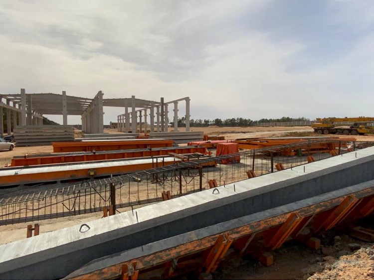 لیبیا میں ترک کمپنی کی کنکریٹ تنصیب کا افتتاح ہو گیا
