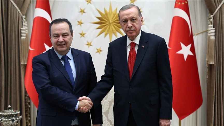 دیدار اردوغان با معاون اول نخست وزیر صربستان
