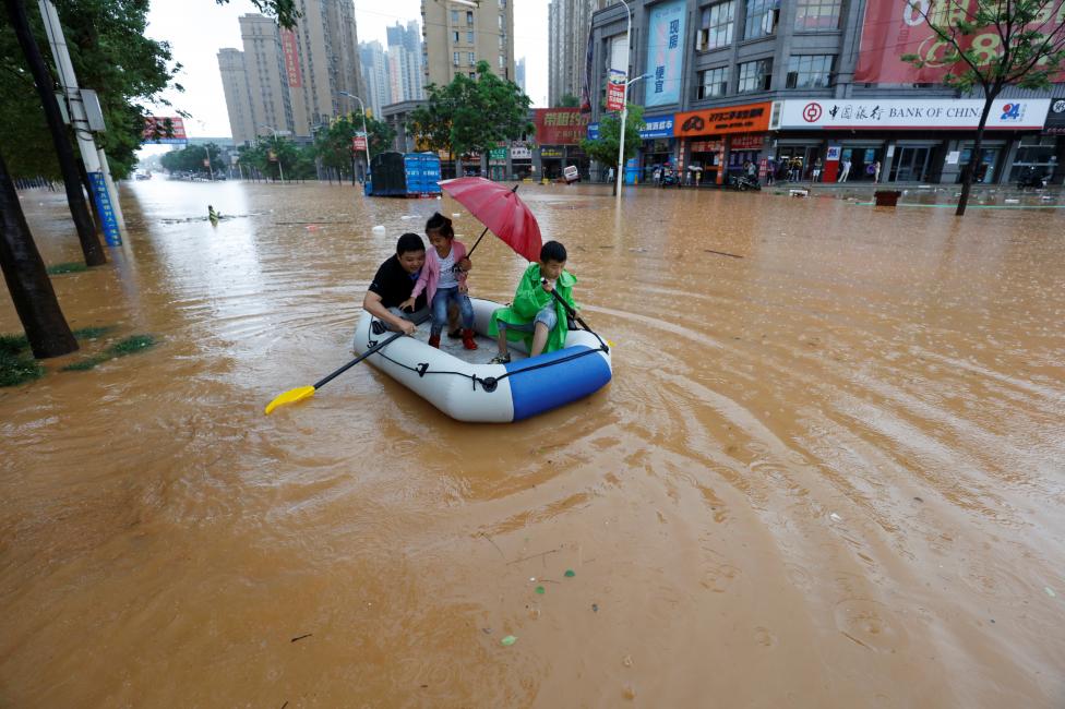 中国河南洪灾死亡人数增至58人