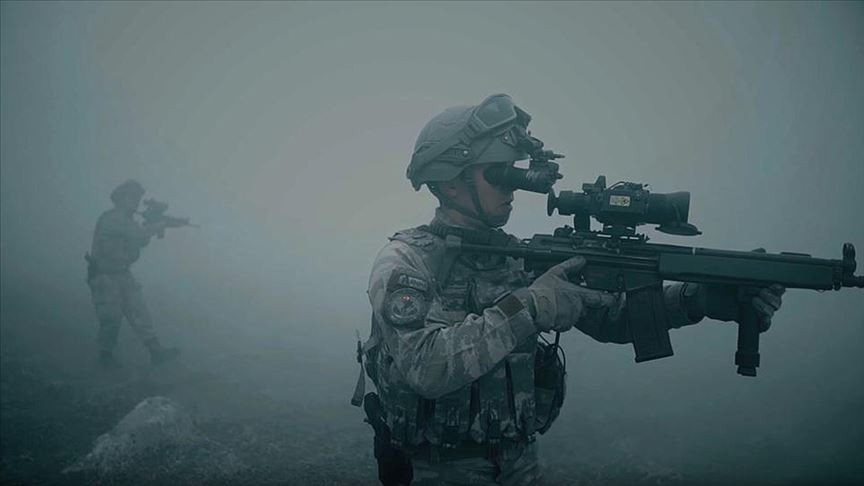 شام کے شمال میں PKK/YPG کے 3 دہشت گردوں کو غیر فعال بنا دیا گیا