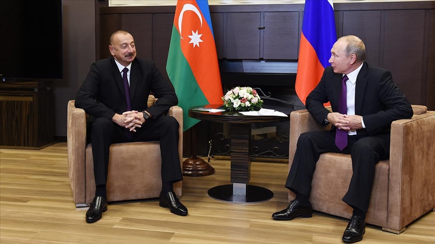 پوتین وعلی‌یف در مورد مرکز مشترک نظارت ترکیه و روسیه گفتگو کردند
