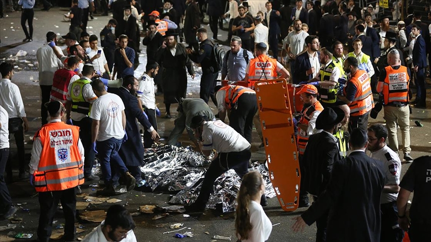 کشته شدن 44 نفر در نتیجه ازدحام در جشن‌های عید مذهبی در اسرائیل