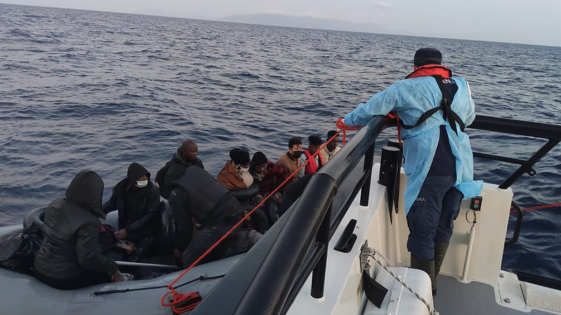 نیروهای گارد ساحلی ترکیه 53 مهاجر نامنظم دیگر را نجات دادند
