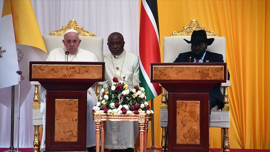 روحانی پیشوا پوپ فرانسس امن کی حمایت کے لیے جنوبی سوڈان  کے دورے پر