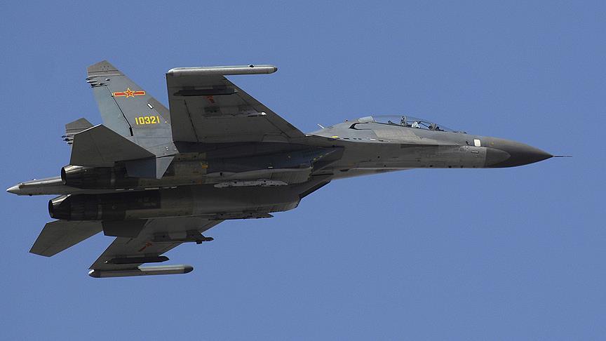 中国军机今年950次闯入台湾防空识别区