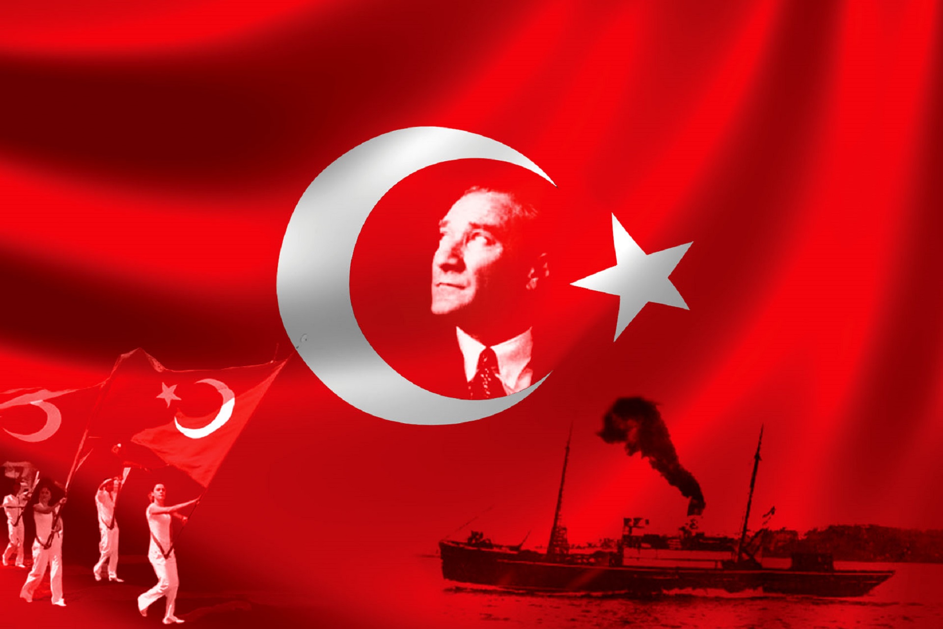 Şu gün 19-njy maý Atatürki hatyralama, ýaşlar we sport baýramy