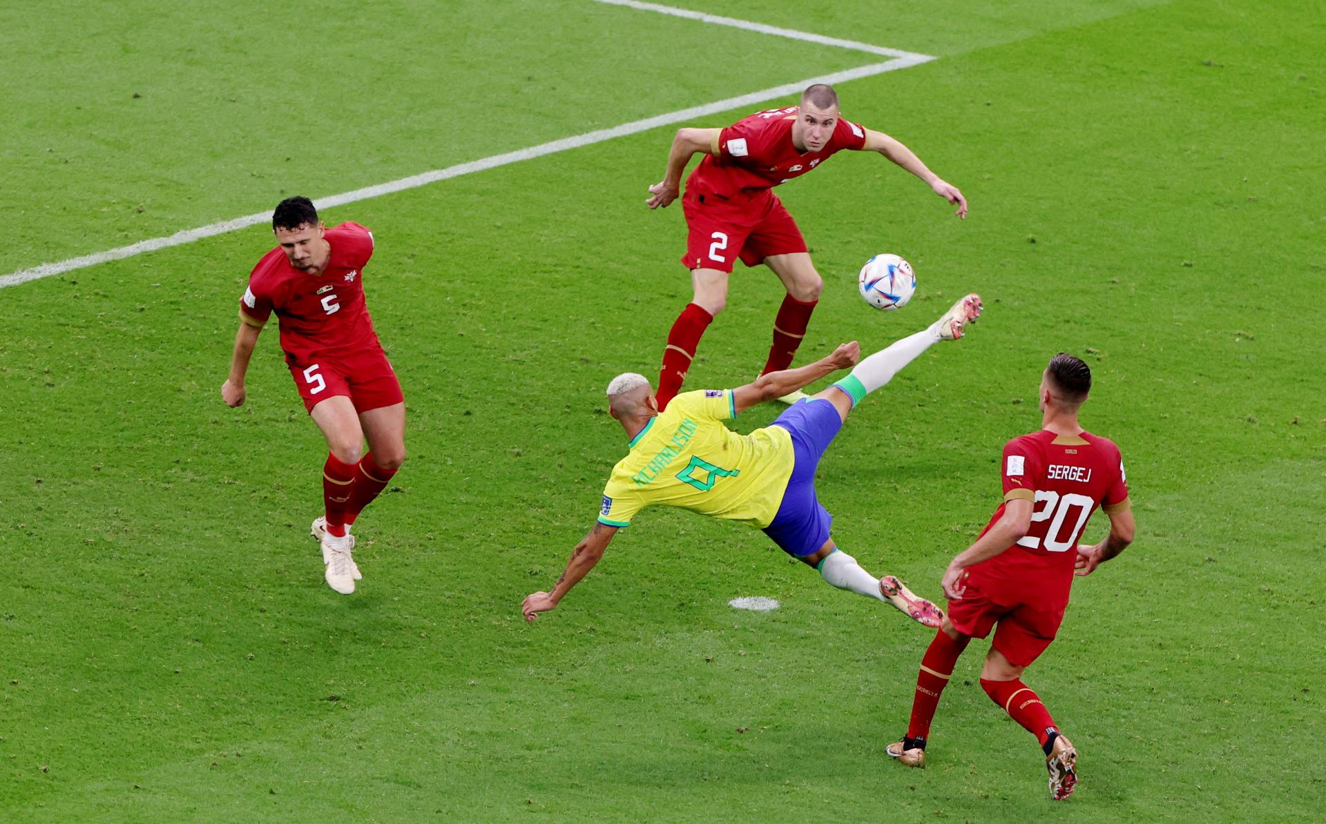 قطر ۲۰۲۲: برزیلیا 2- صربیستان 0